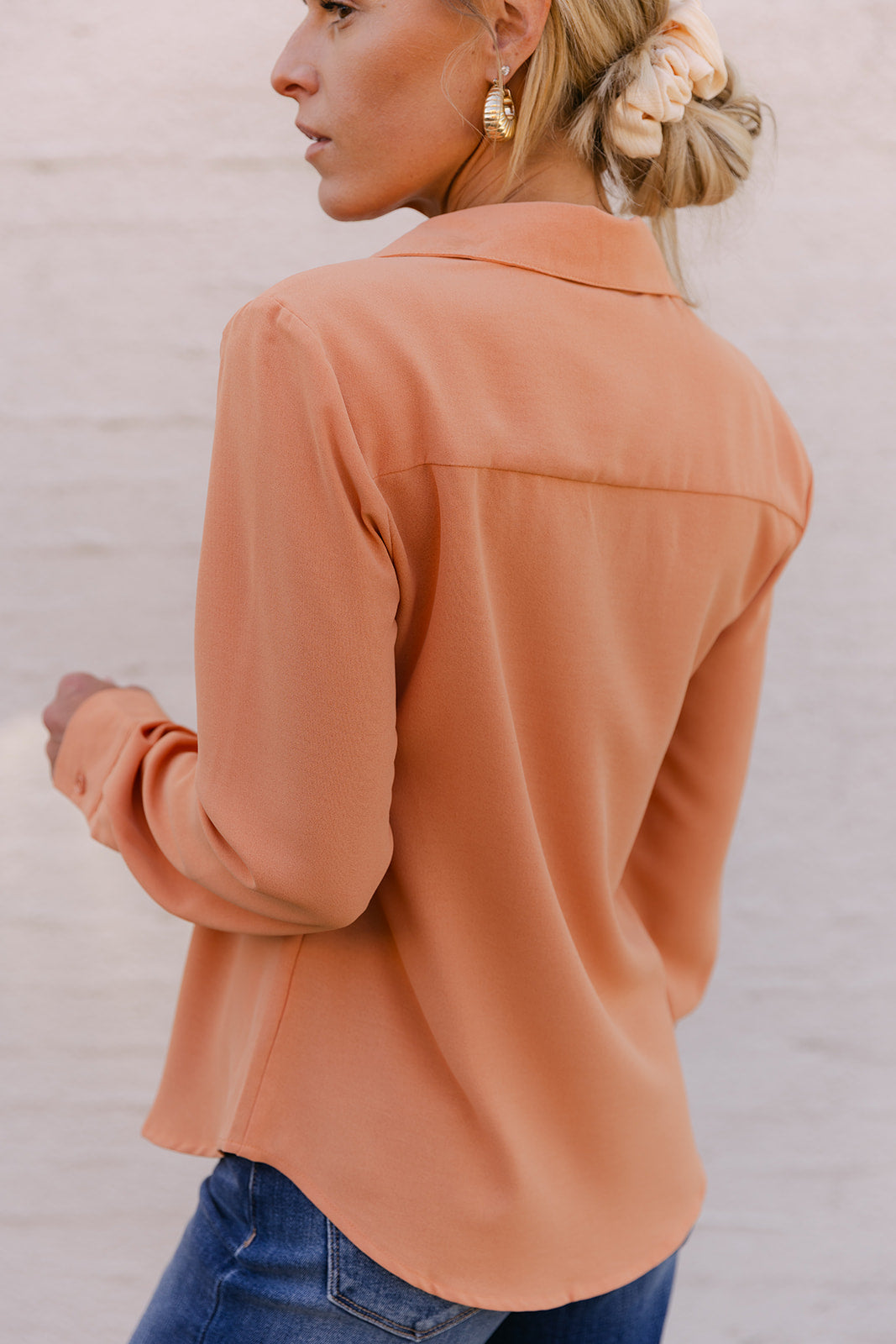 The Shea Staple Top in Mango