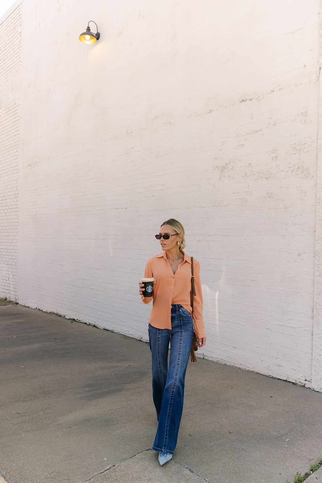 The Shea Staple Top in Mango