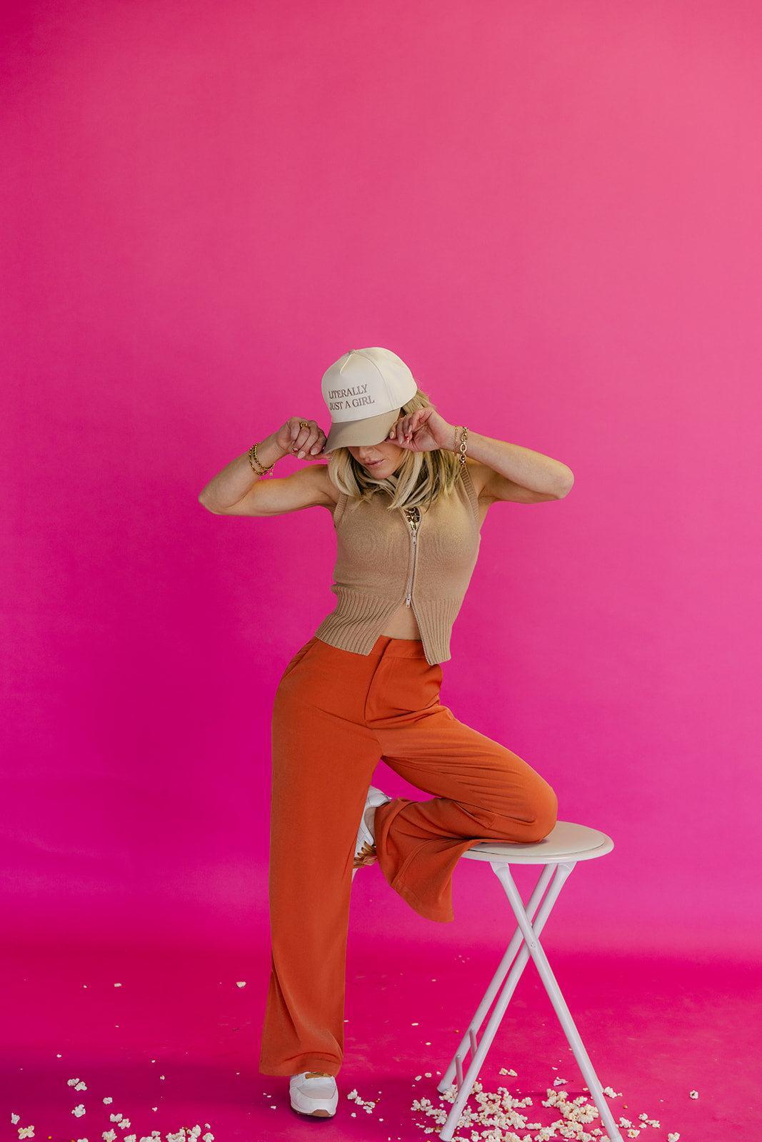 SALE The Alice Trouser in Rust