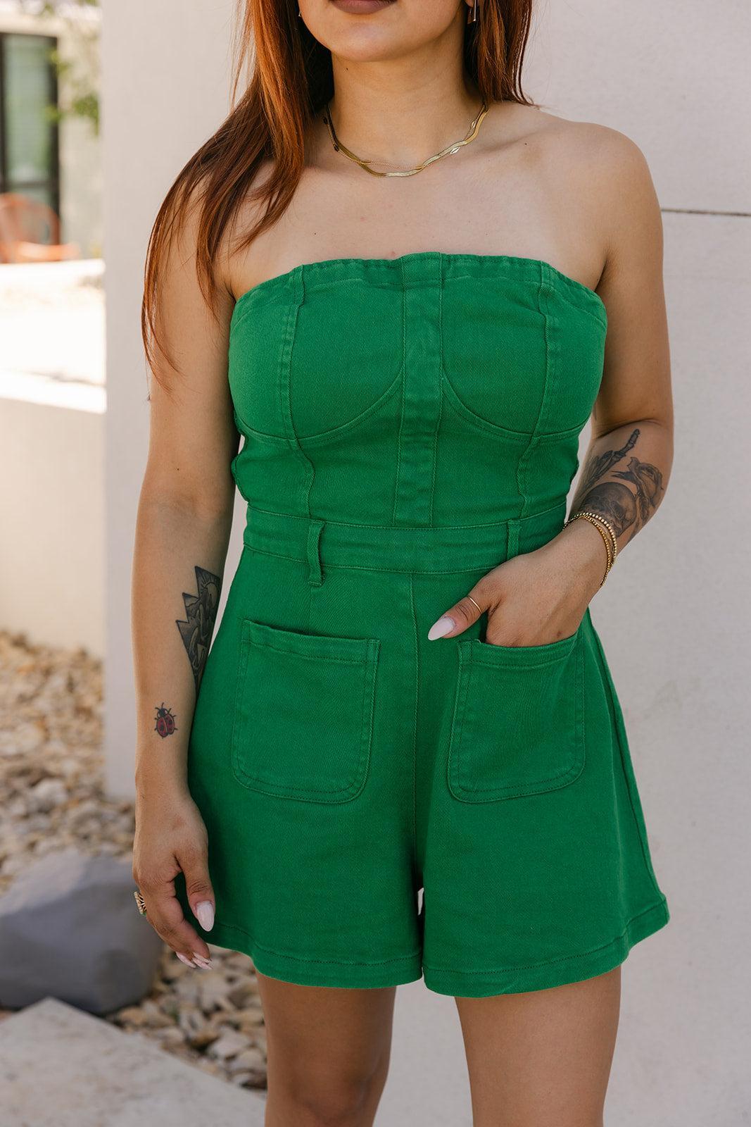 SALE The Millie Denim Romper