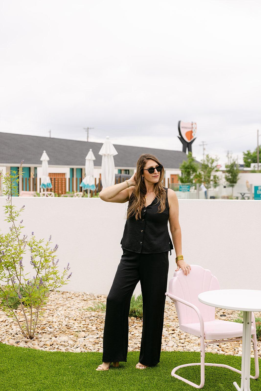 The Rio Linen Set in Black