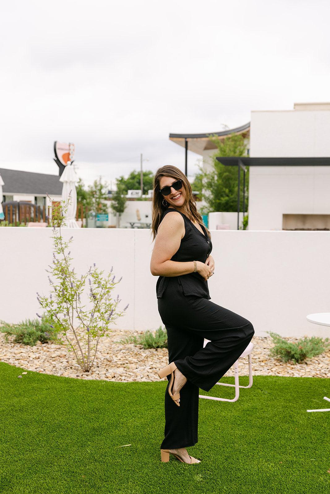 The Rio Linen Set in Black