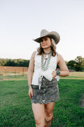 The Annie Leopard Skirt
