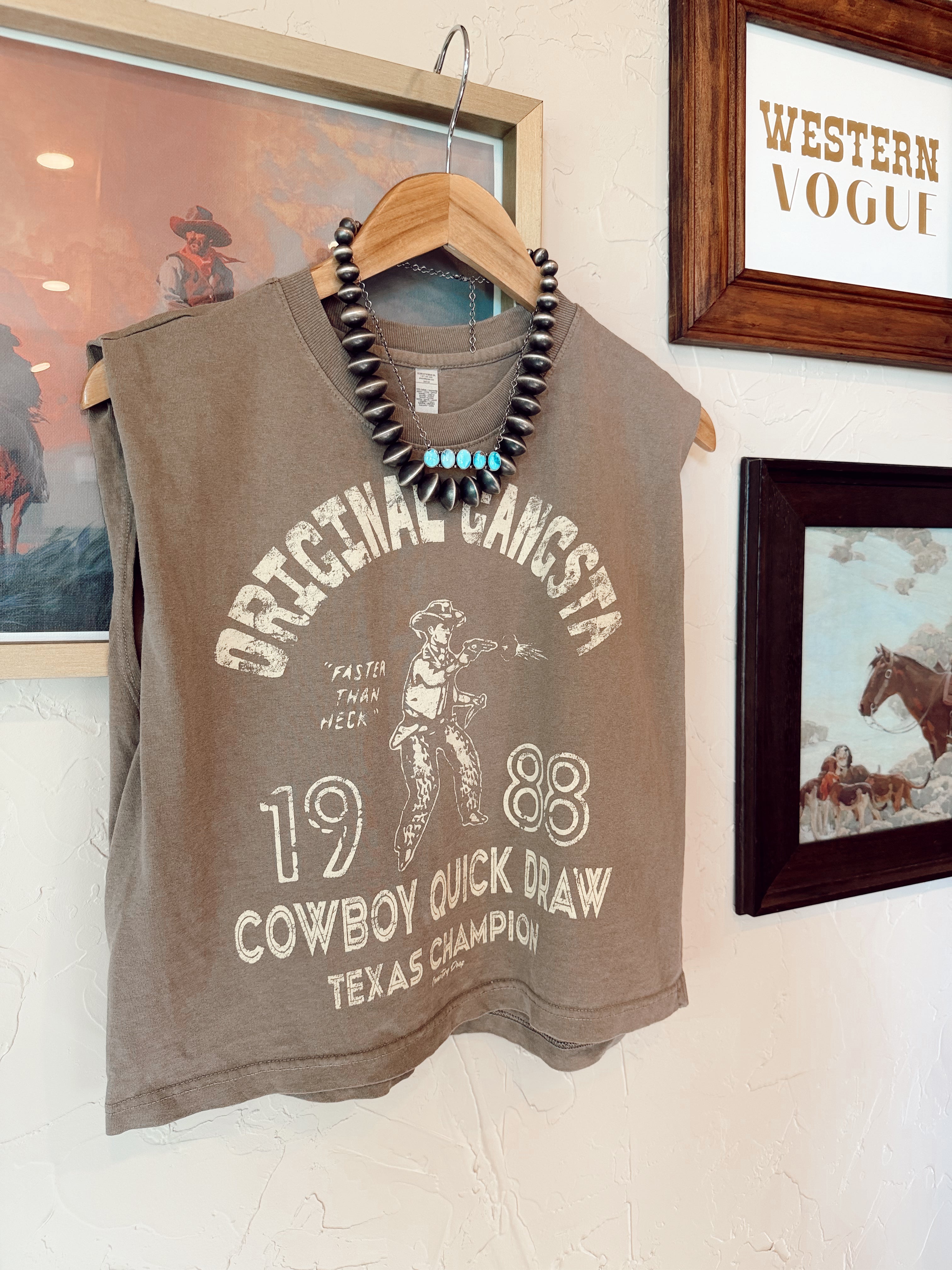 The Original G Cowboy Muscle Tee