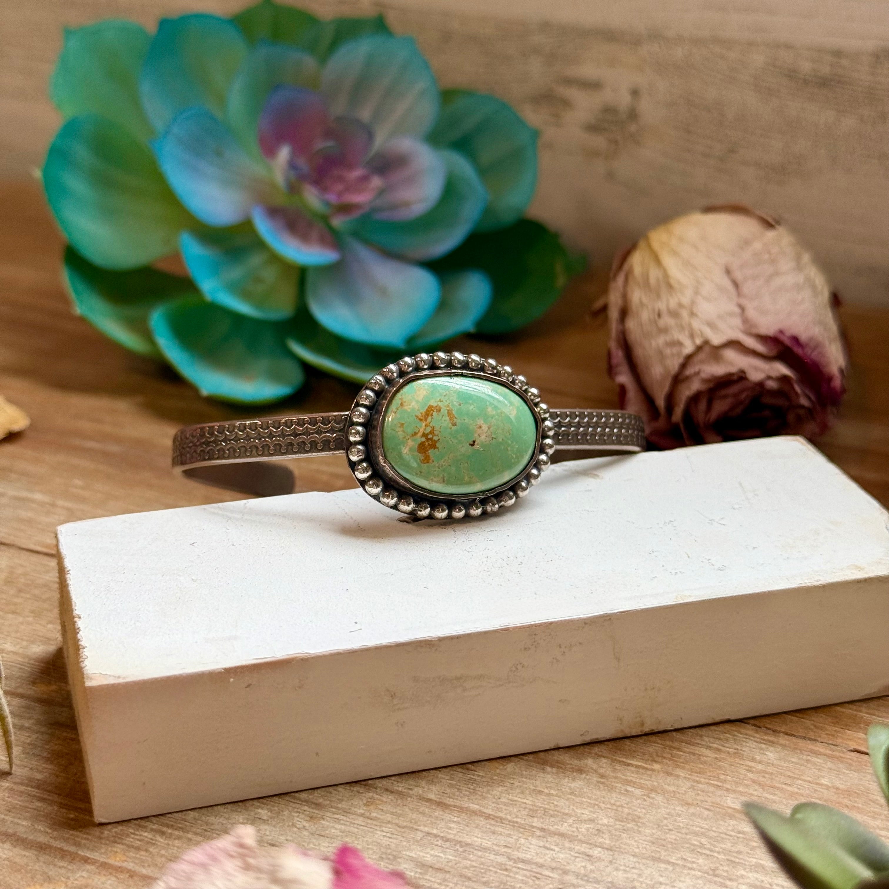 Copper & Turquoise Cuff Bracelet
