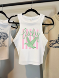 Lucky Duck Cropped Tank