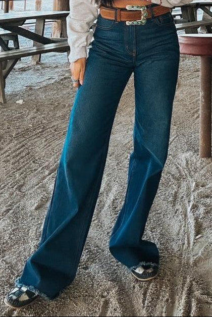 The Tessa Jean in Dark Wash