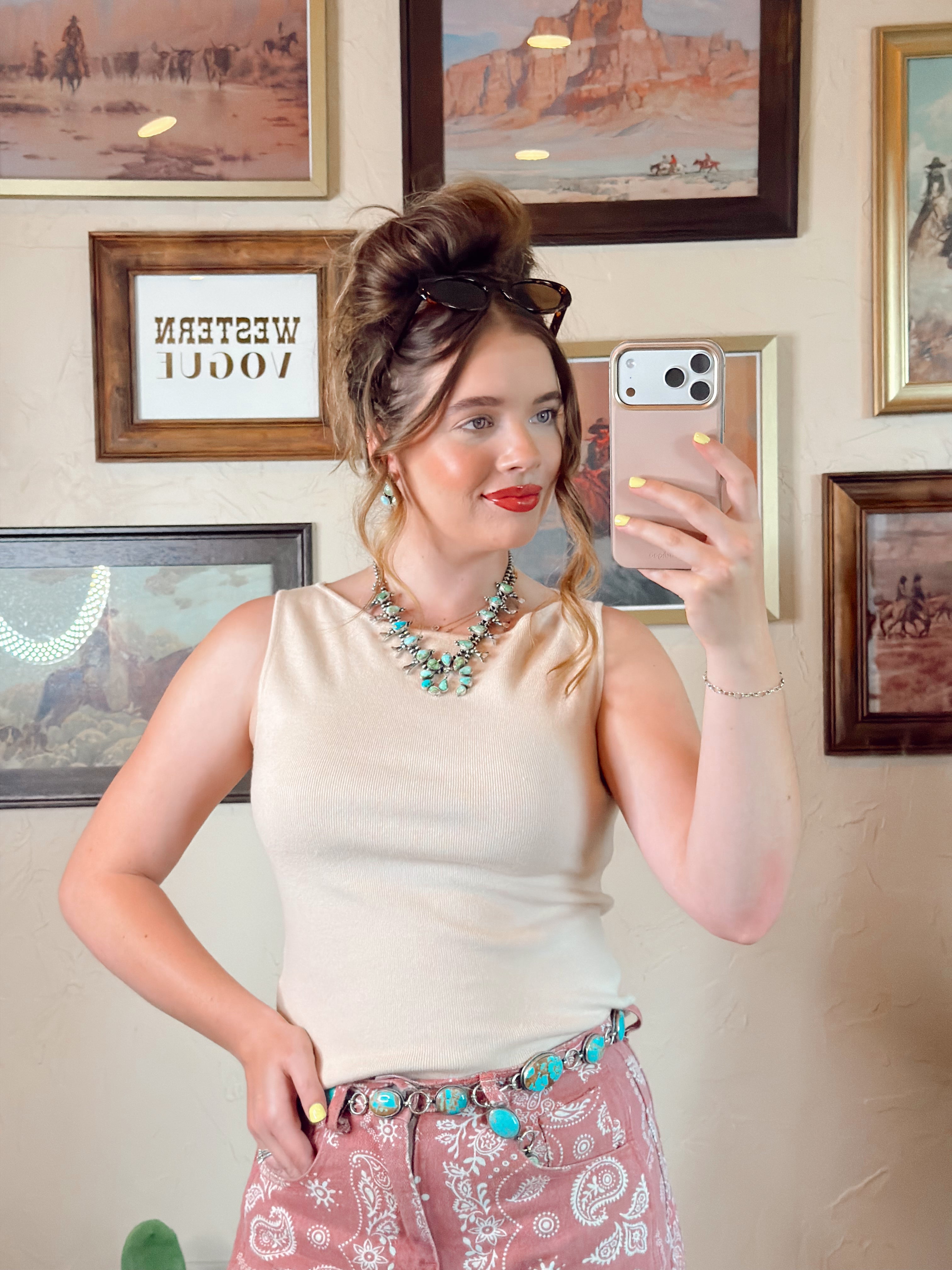 The Bedford Top in Cream