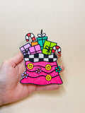 Retro Santa Sack Freshie