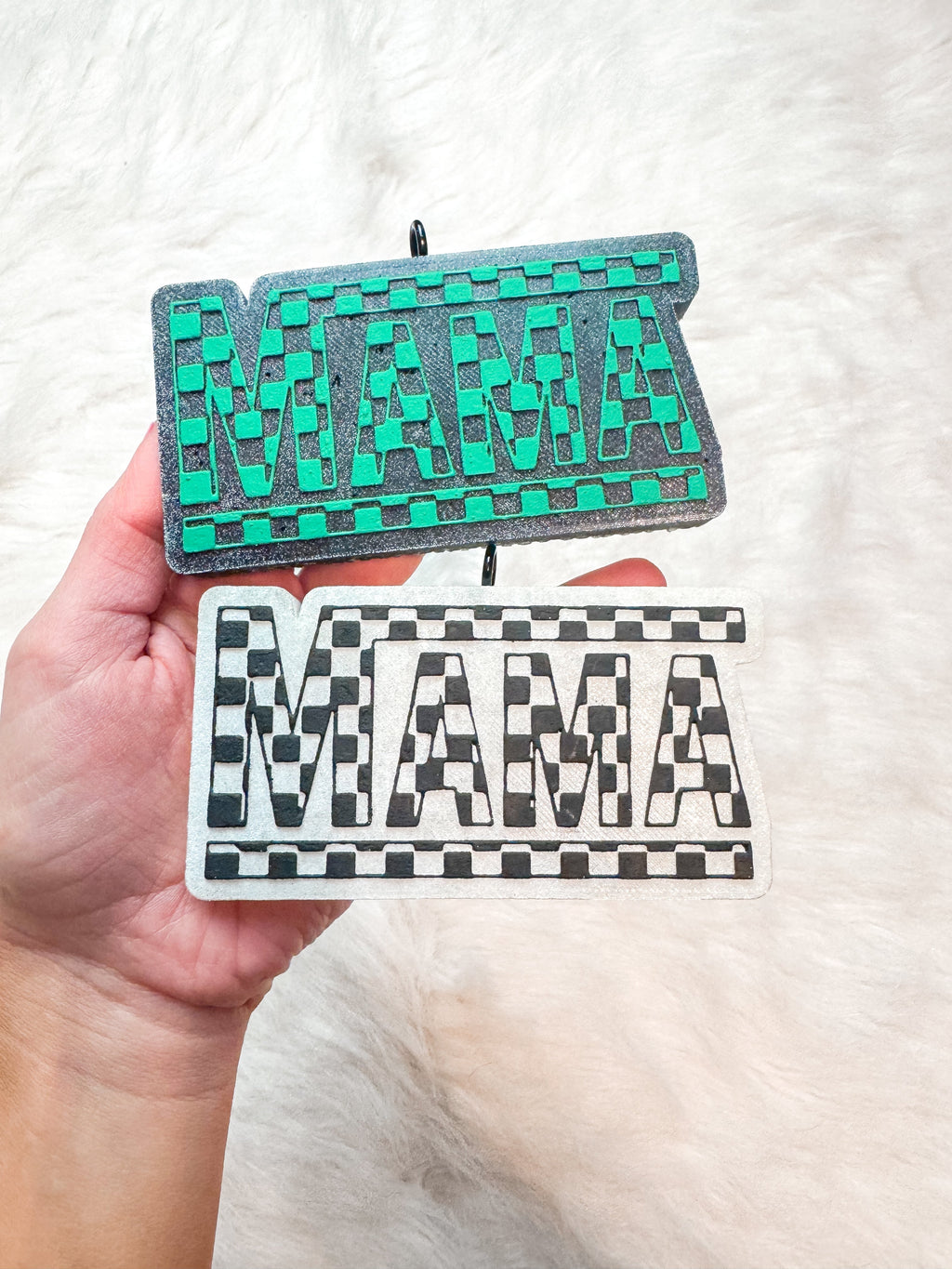 Checkered Mama Freshie