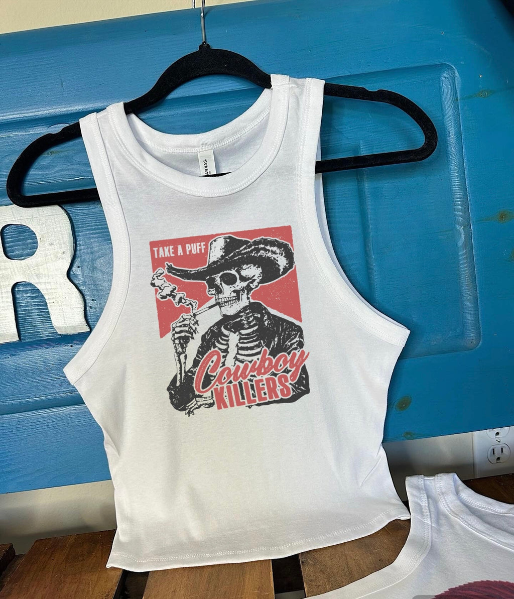 Cowboy Killers Cropped Tank