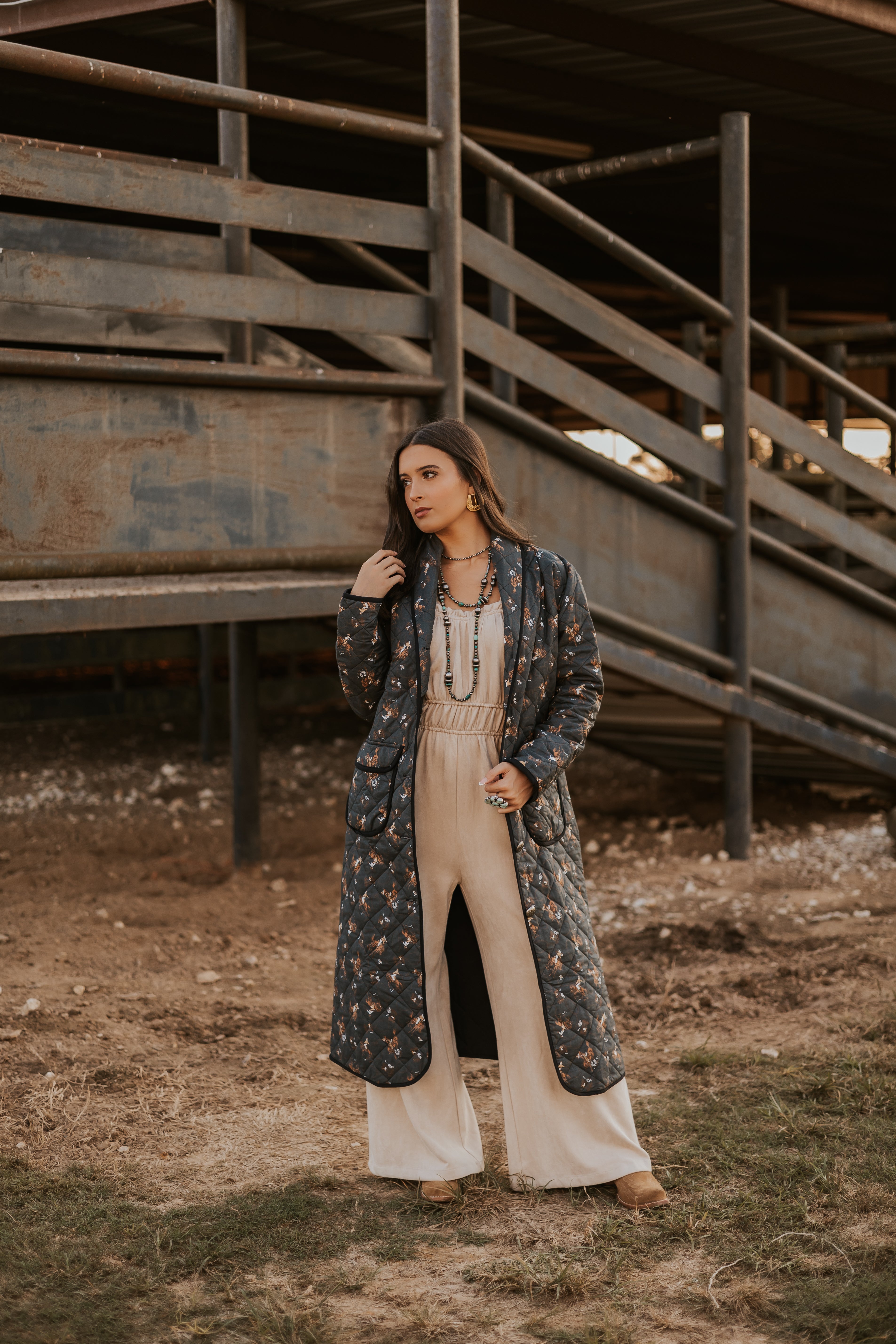 The Sierra Suede Jumpsuit