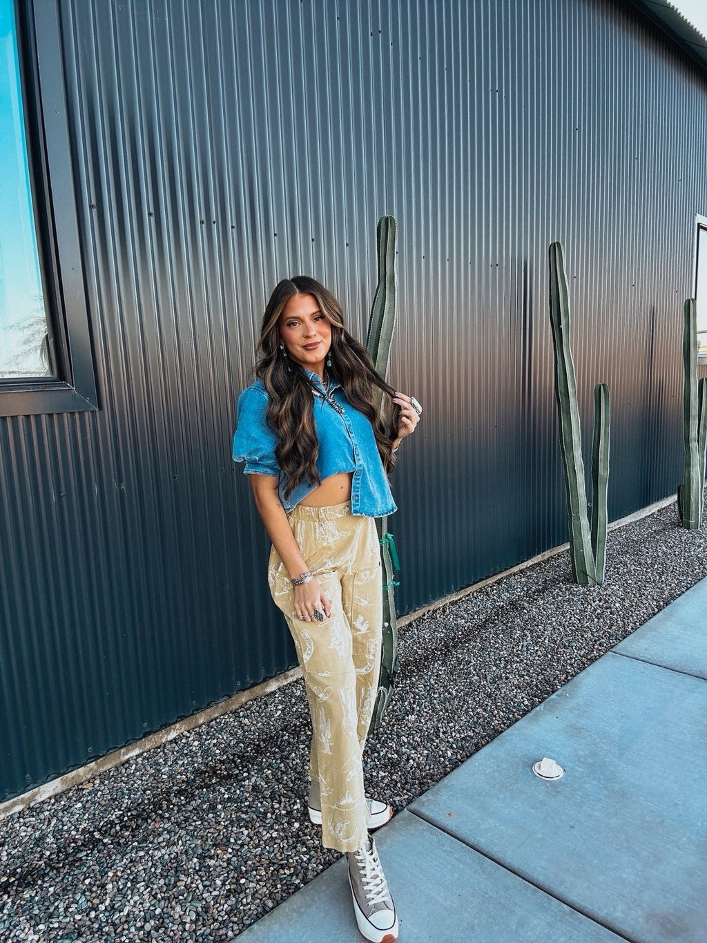 The Western Pants - Tan