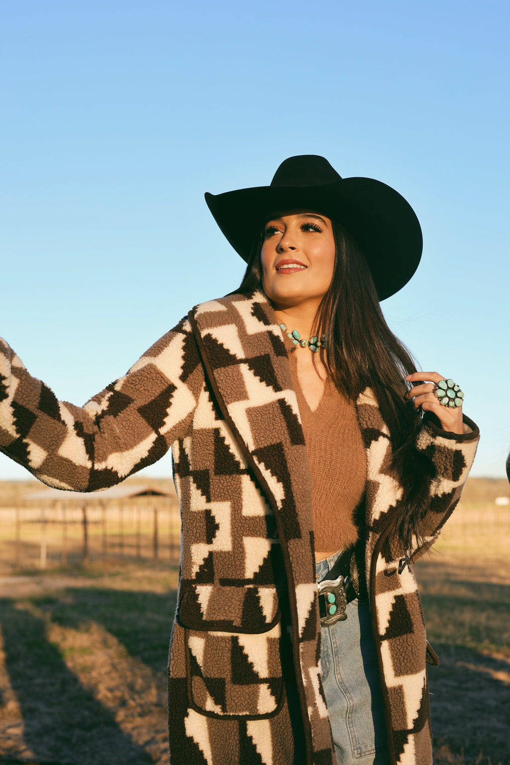 The Bray Top in Mocha