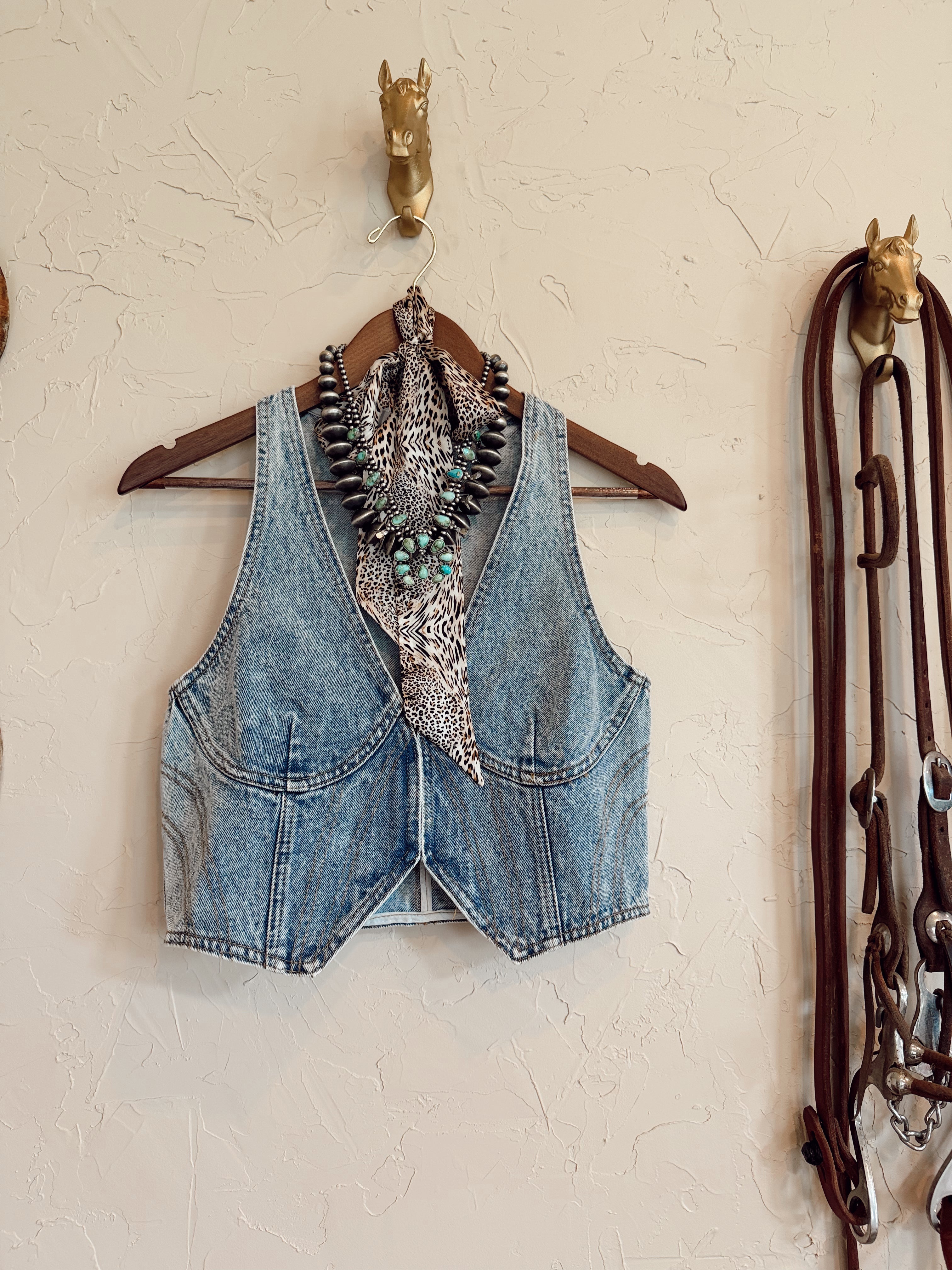 The Devan Denim Top