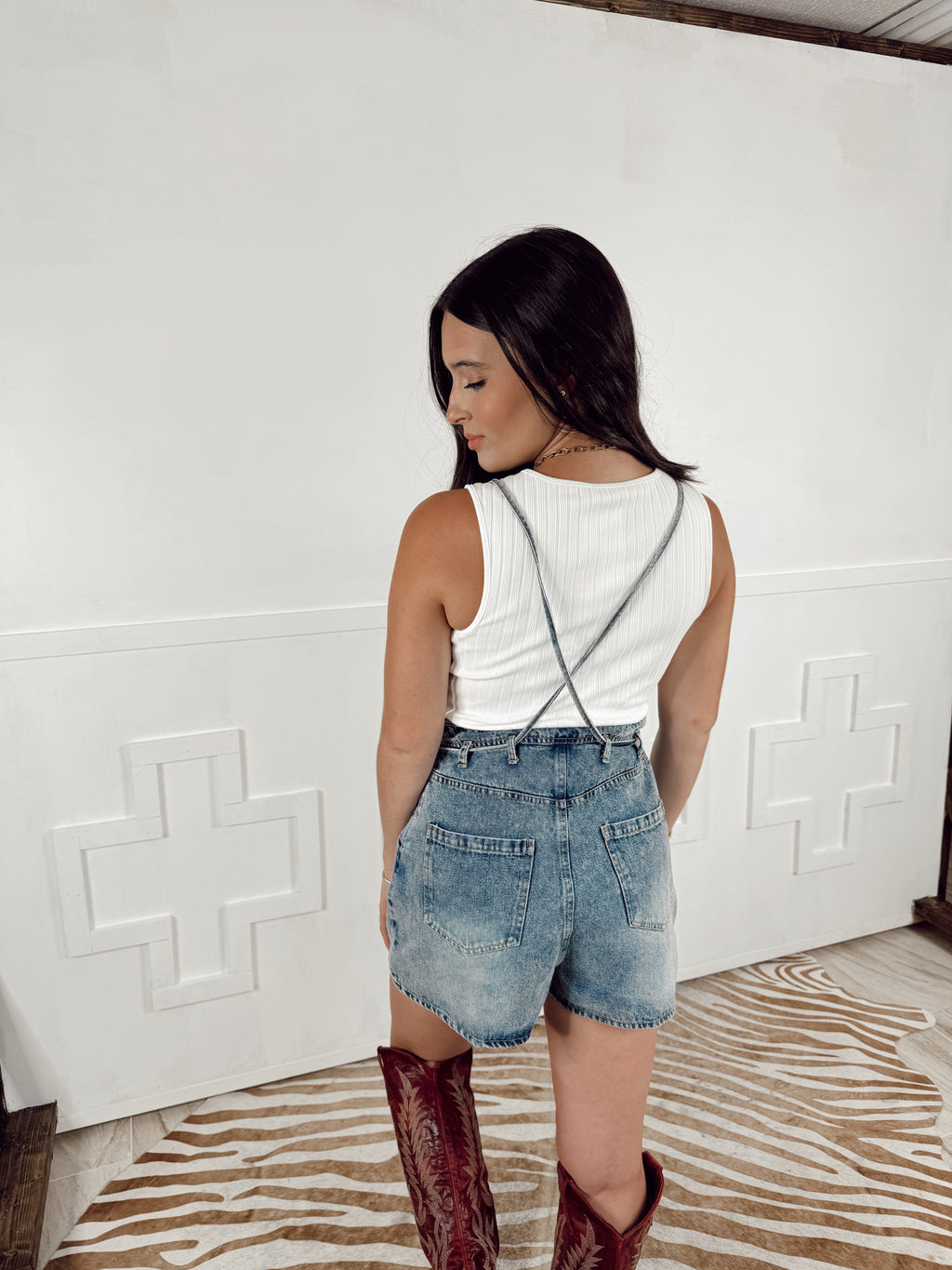 The Durango Denim Romper EXTRA SMALL