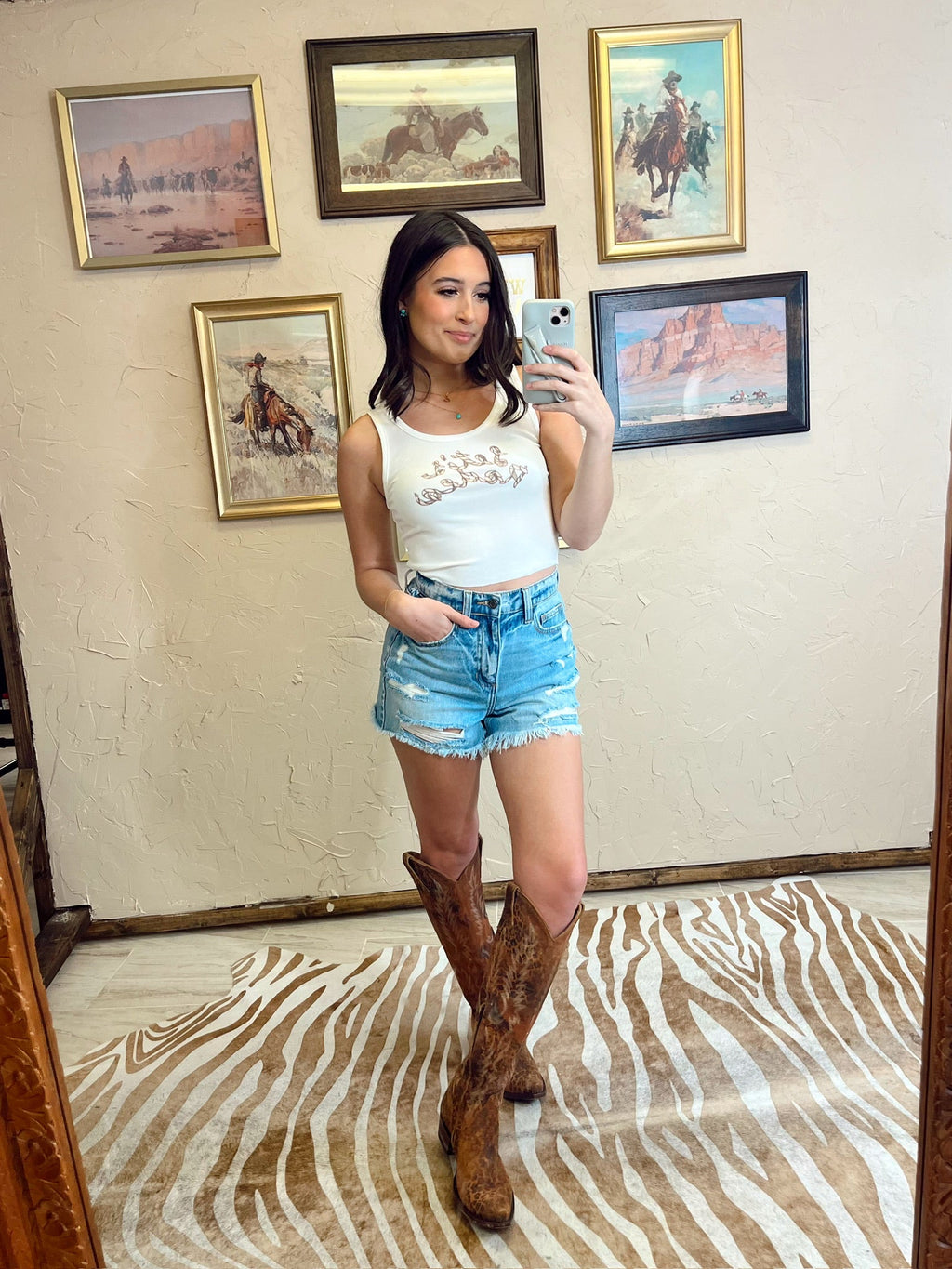 The Let's Rodeo Tank-EXTRA SMALL