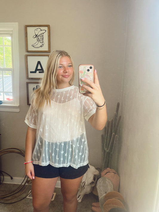 COWGIRL & LACE TOP