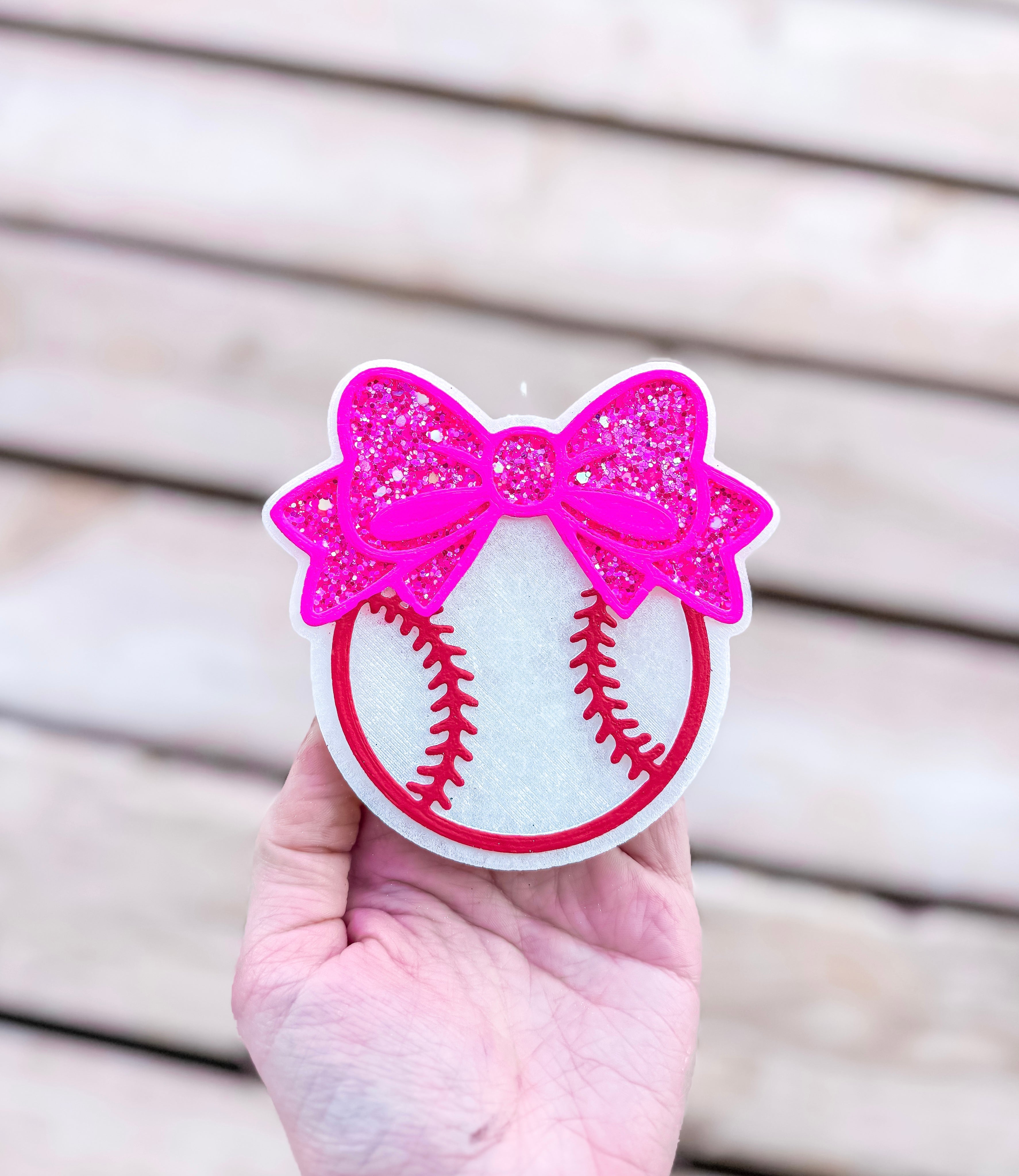 Bow Baseball Freshie