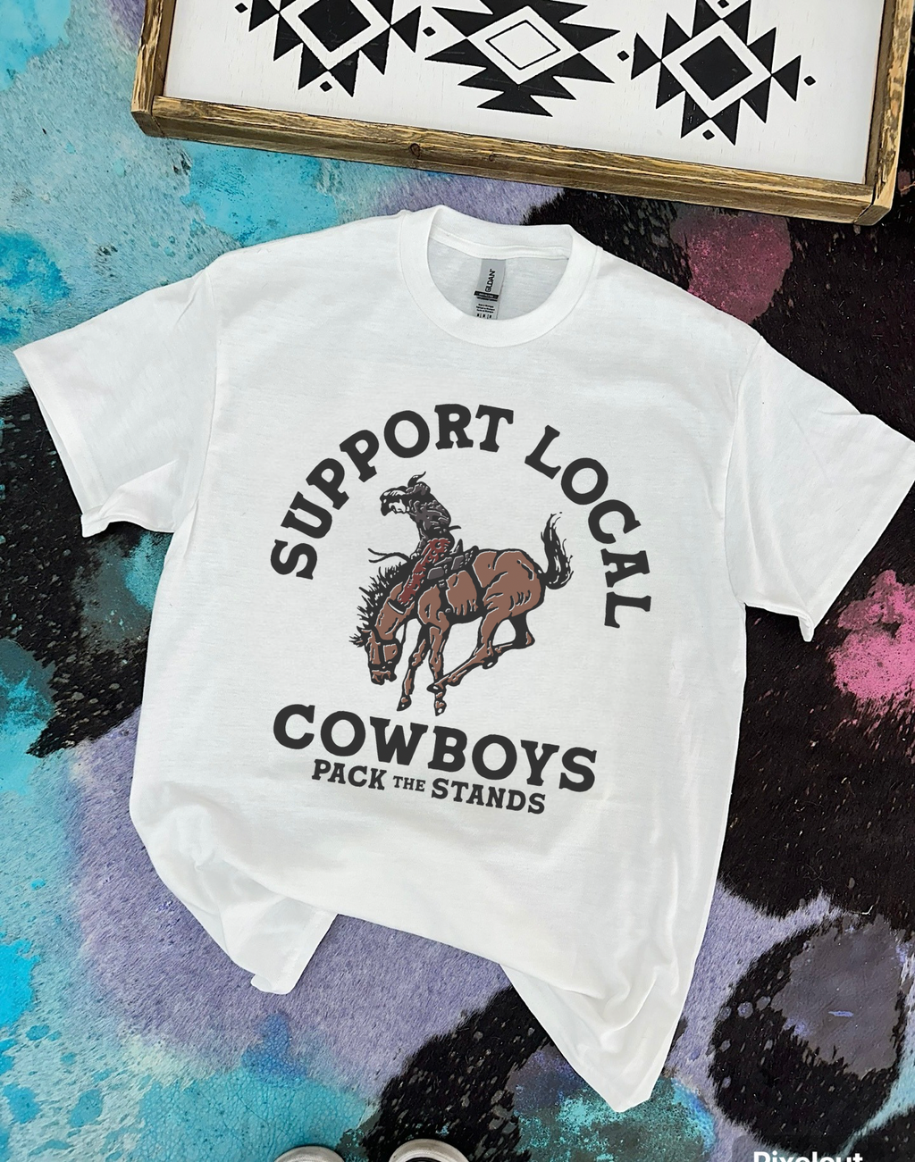 Support Local Cowboys TEE or CREW