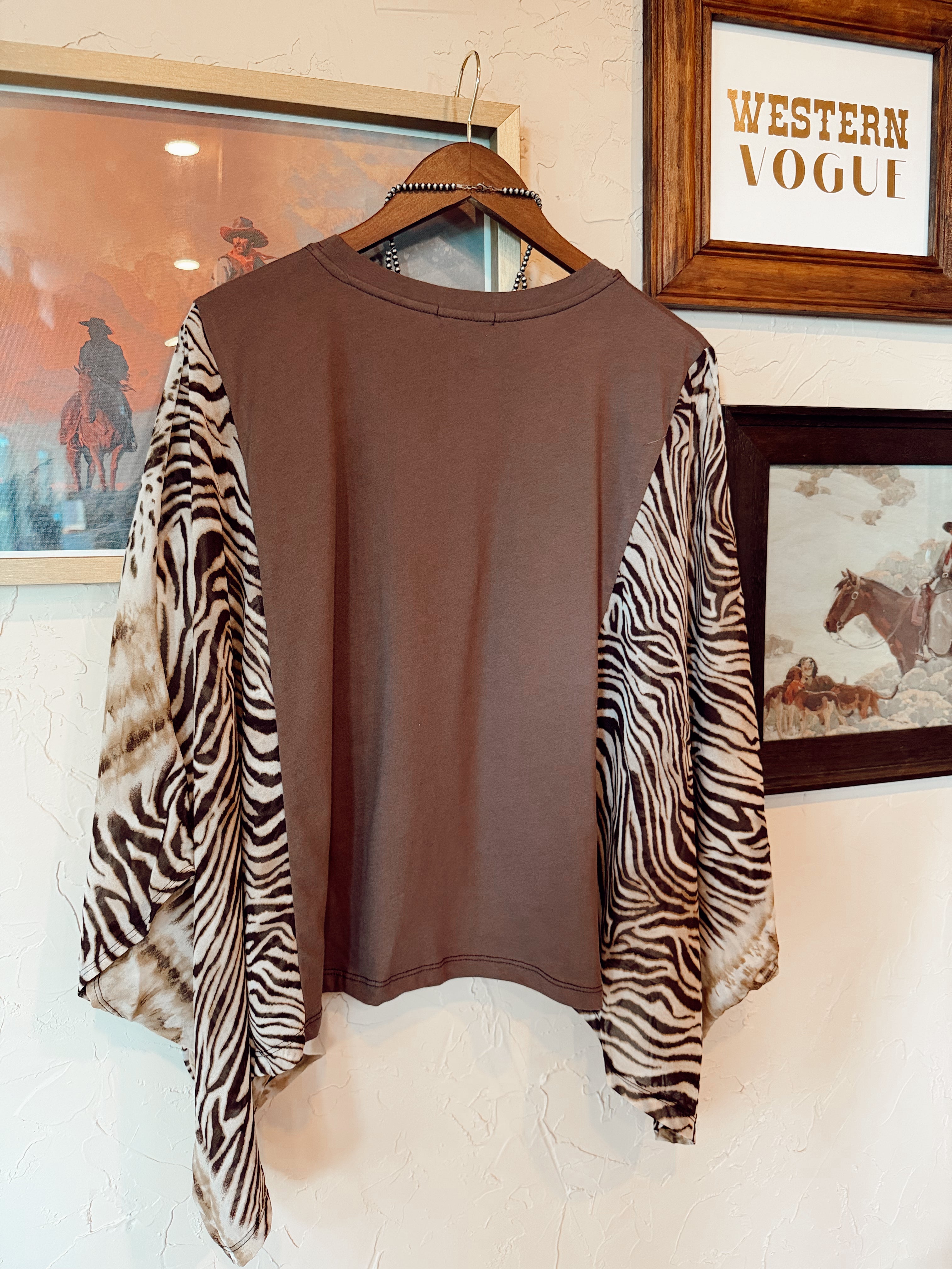 The Langley Animal Print Top