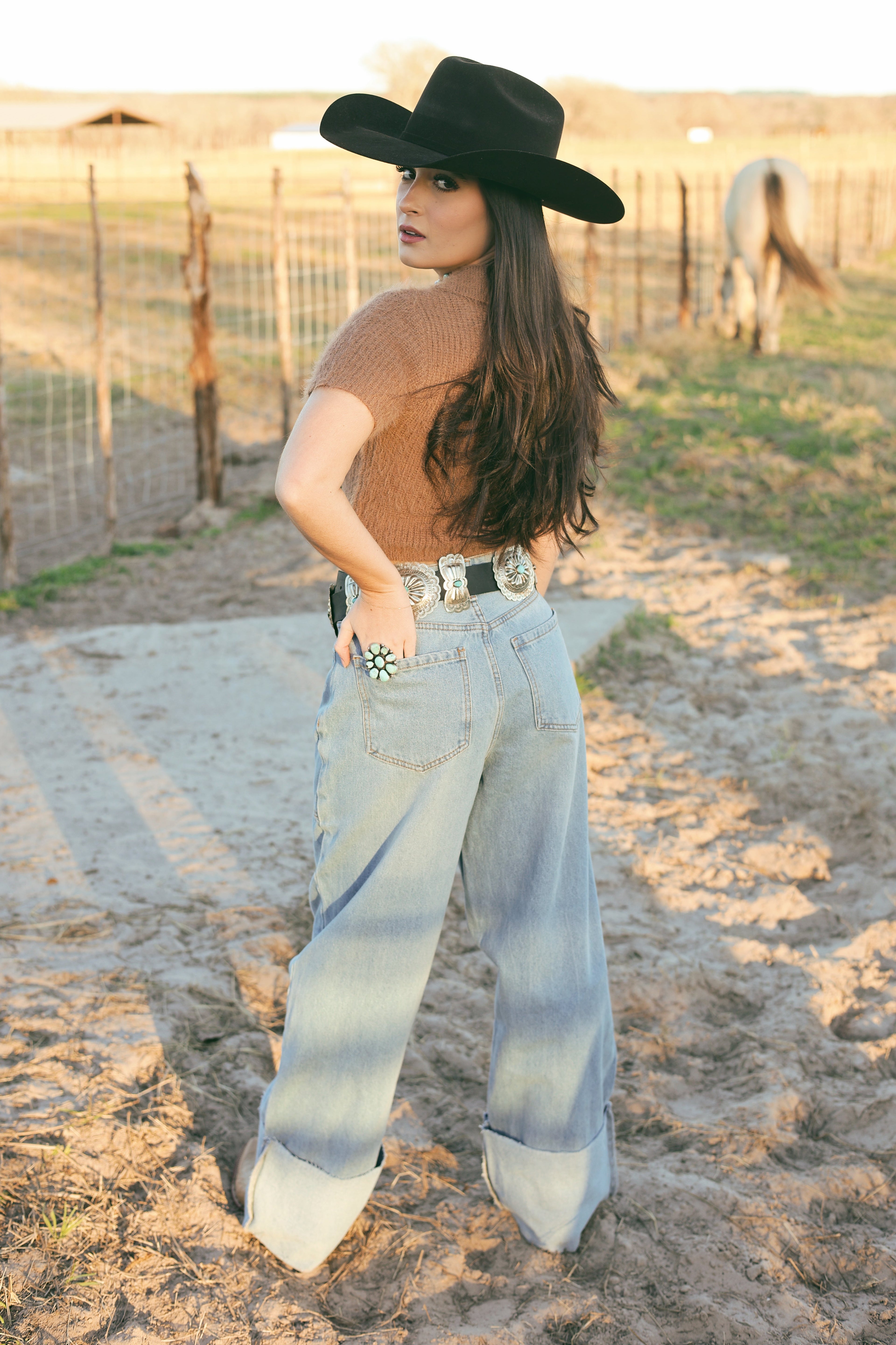 The Bray Top in Mocha