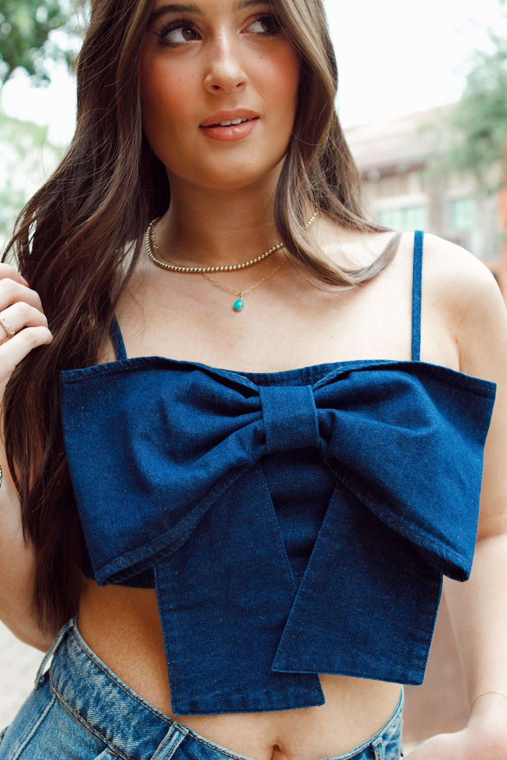 The Bowen Denim Top LARGE