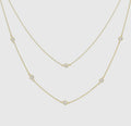 The Double Layer Rhinestone Cowgirl Necklace {GOLD + SILVER}