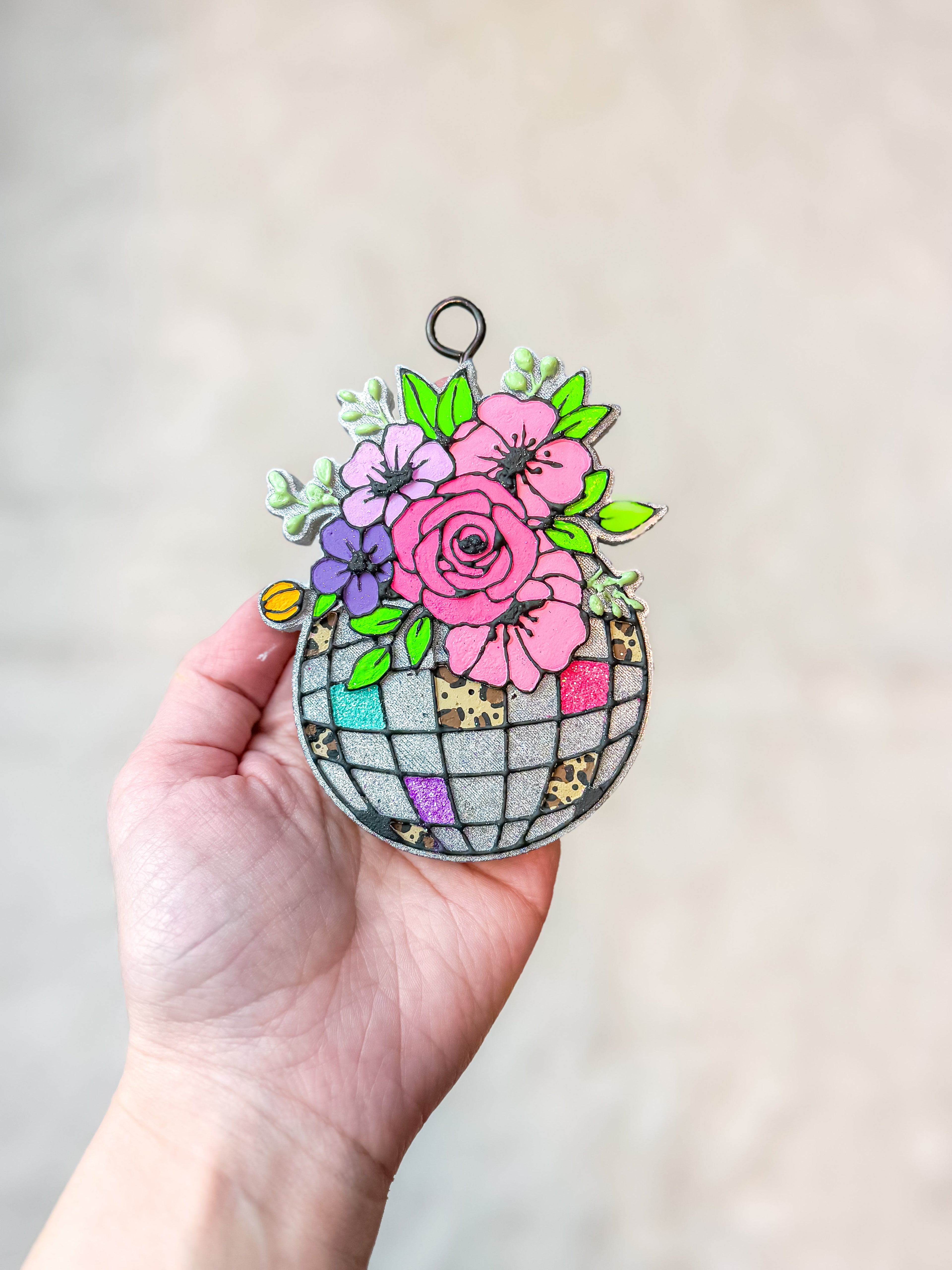 Disco Flowers Freshie