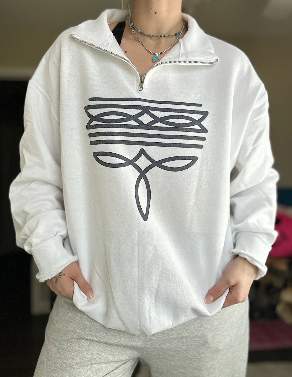 The Boot Stitch Quarter Zip