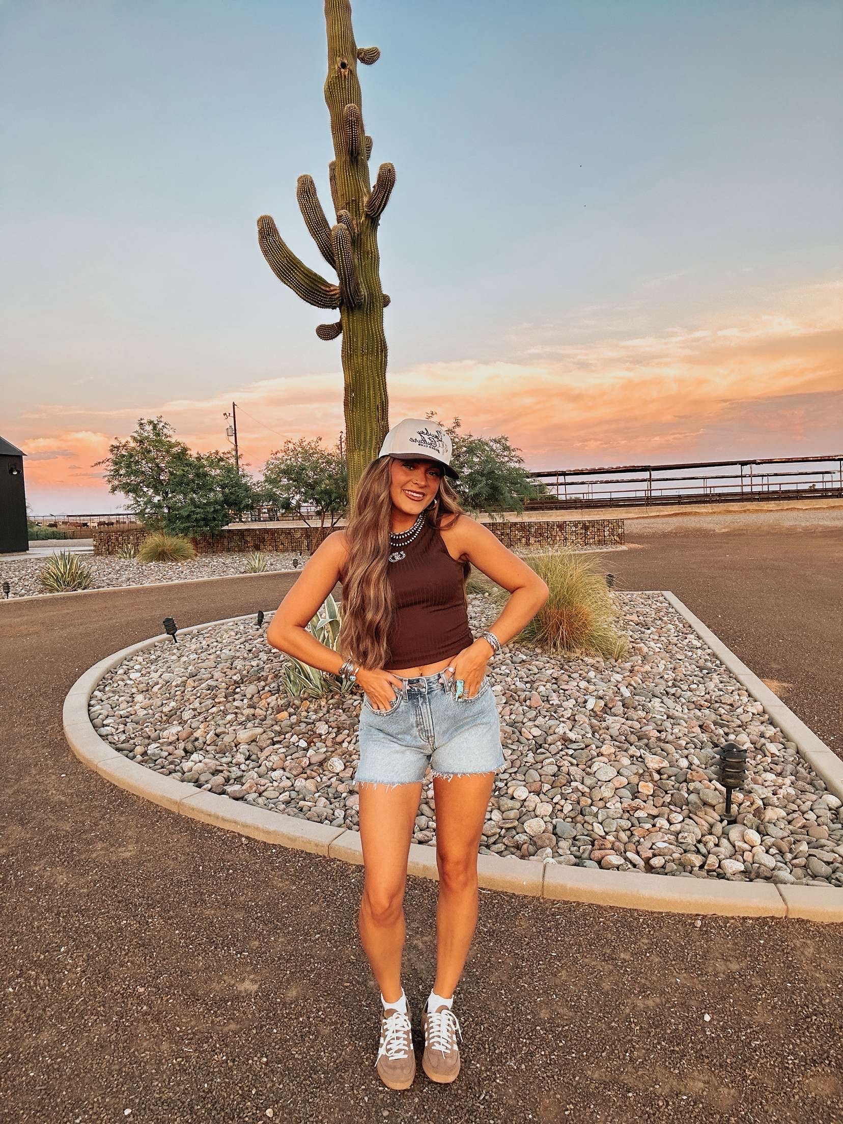 The Horseshoe Embroidered Tank - best seller