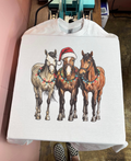 Christmas Light Horsey Tee or Crewneck