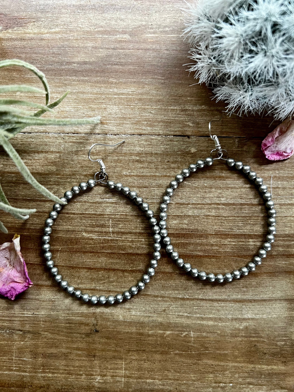 Silver Plated Hoop Earrings