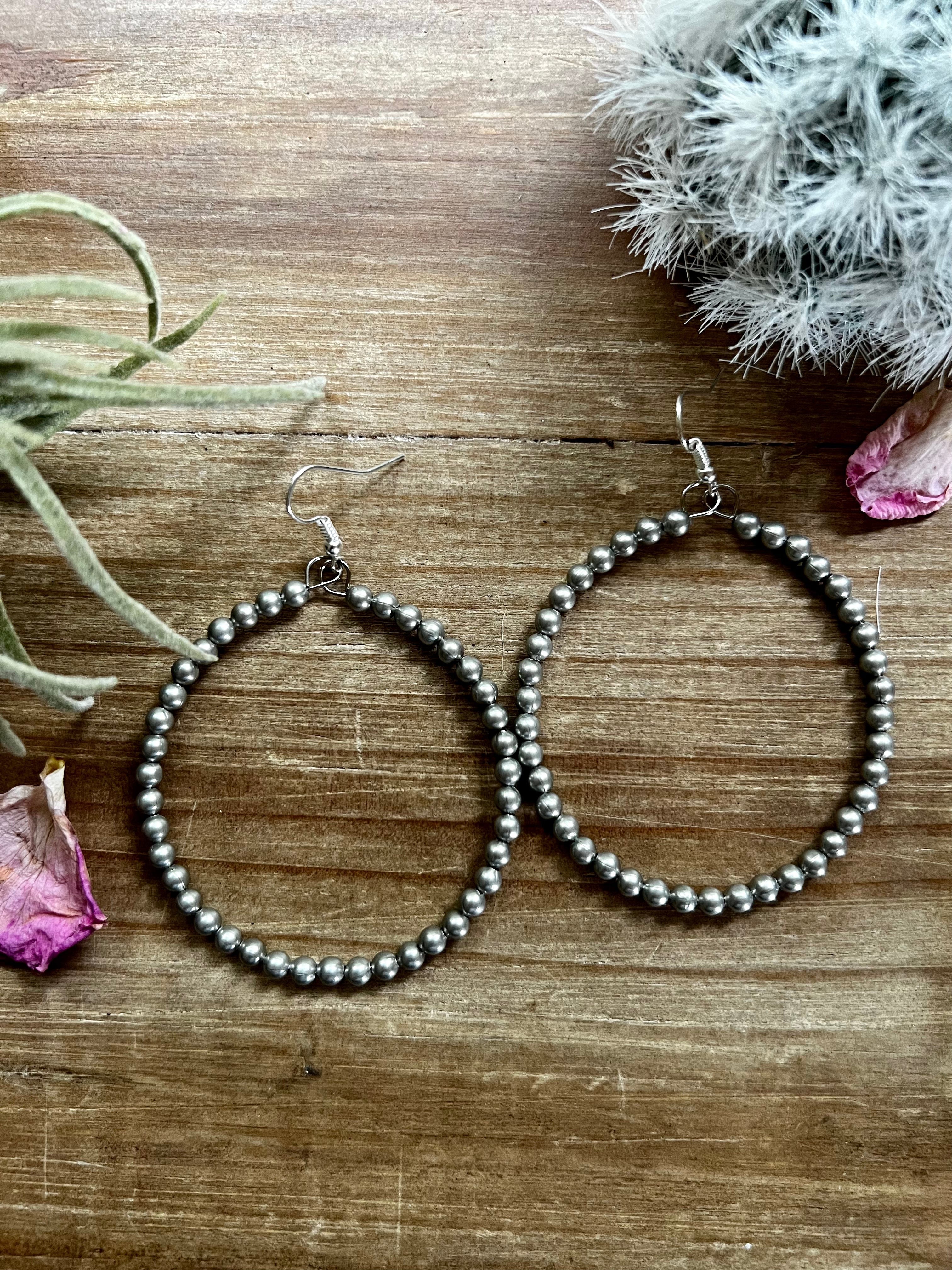 Silver Plated Hoop Earrings
