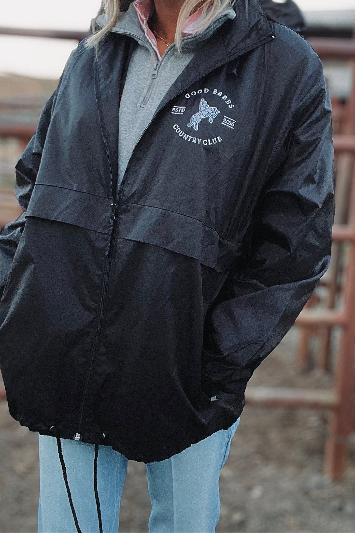 The Good Babes Country Club Windbreaker
