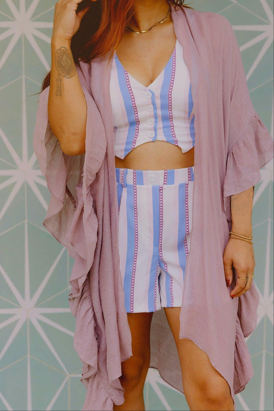 SALE The Marina Duster in Mauve