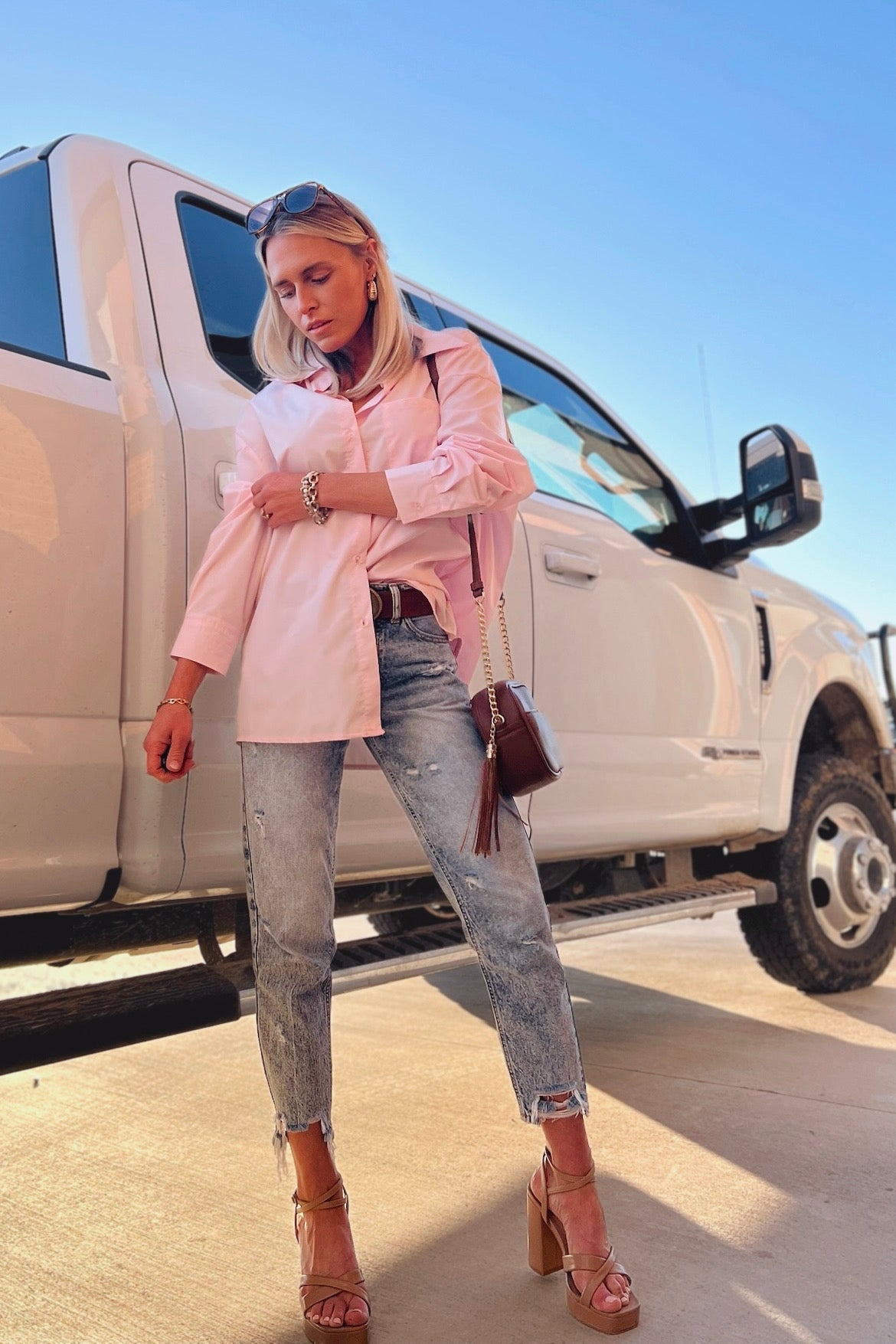 SALE The Alice Button Up in Pink