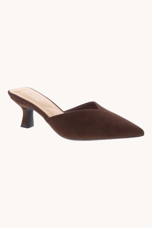 The Kitten Heel- Chocolate