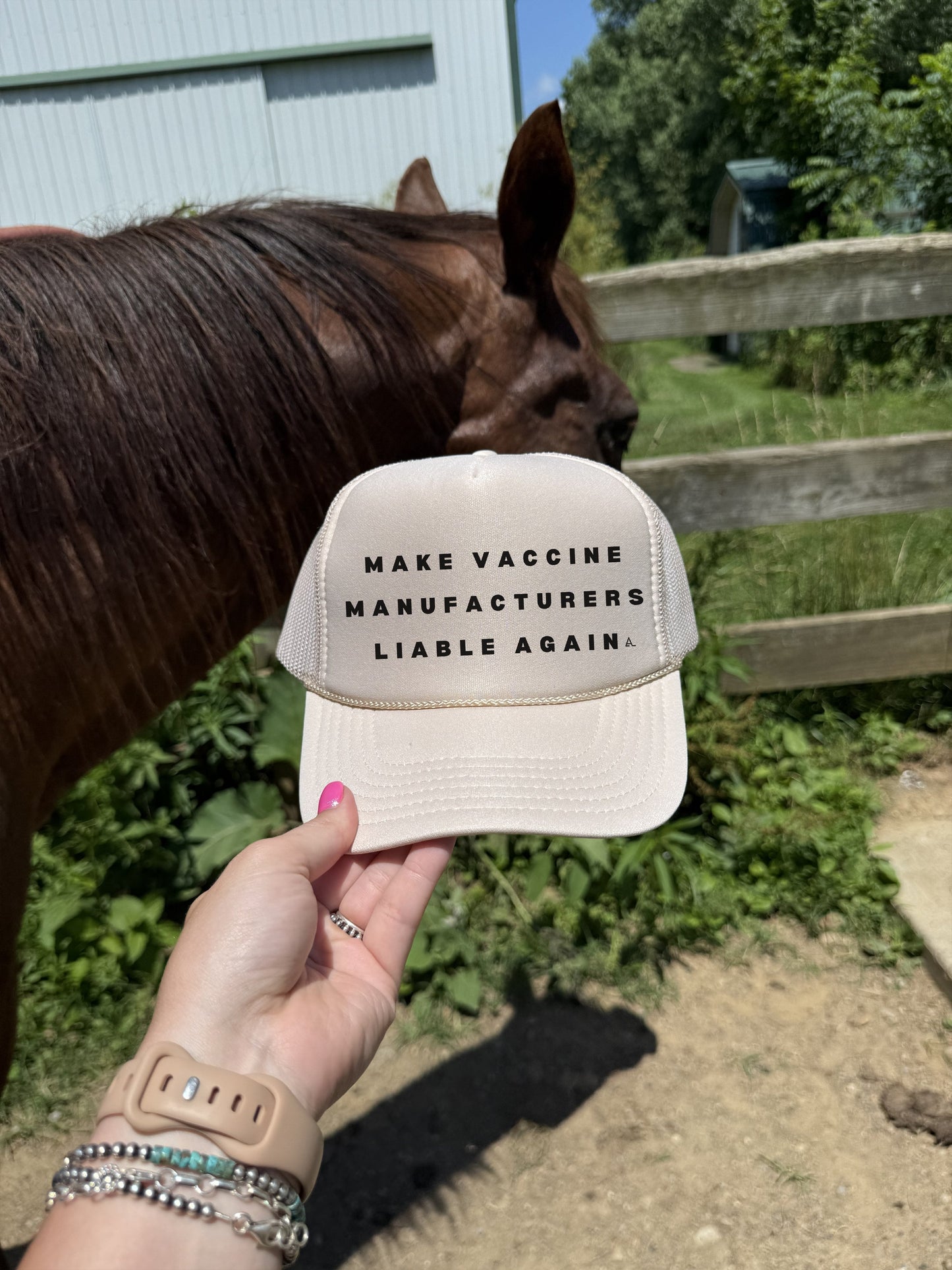 VACCINE CAP: TAN