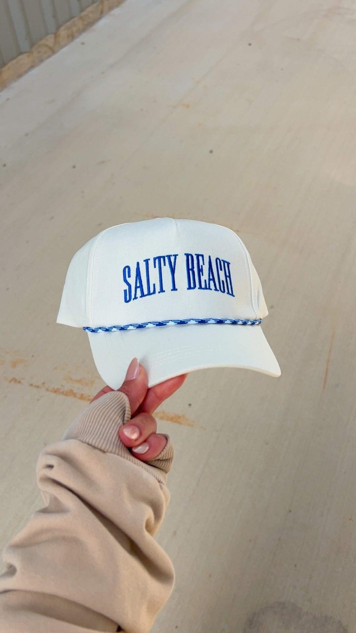 The Salty Beach Trucker Hat in Blue