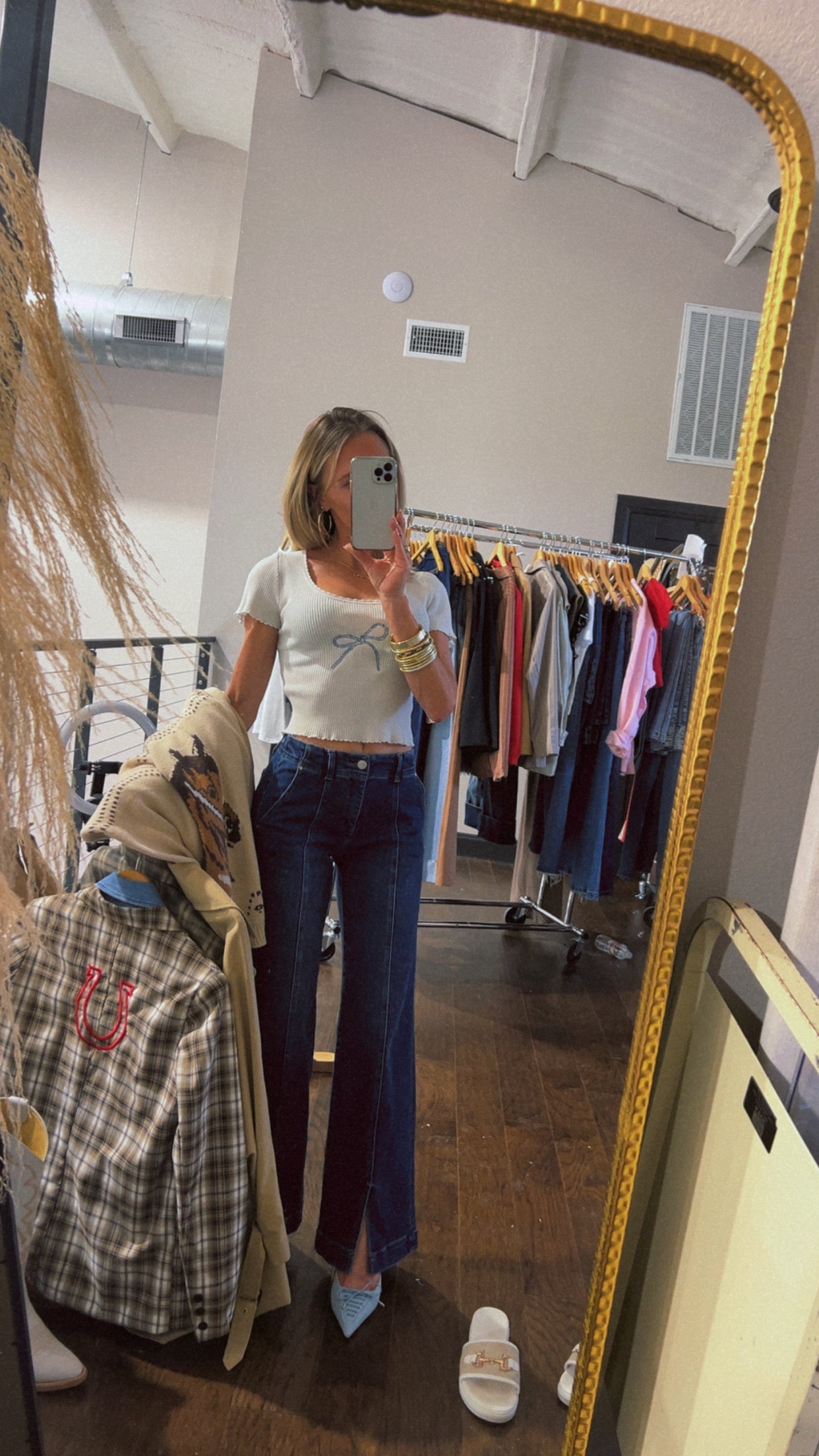 SALE The Rope Bow Top in White