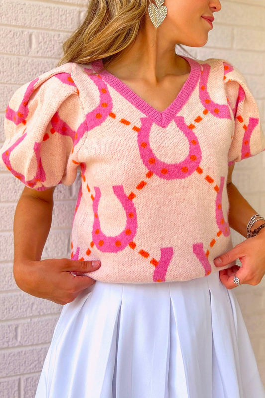 SALE The Bonnie Horseshoe Sweater