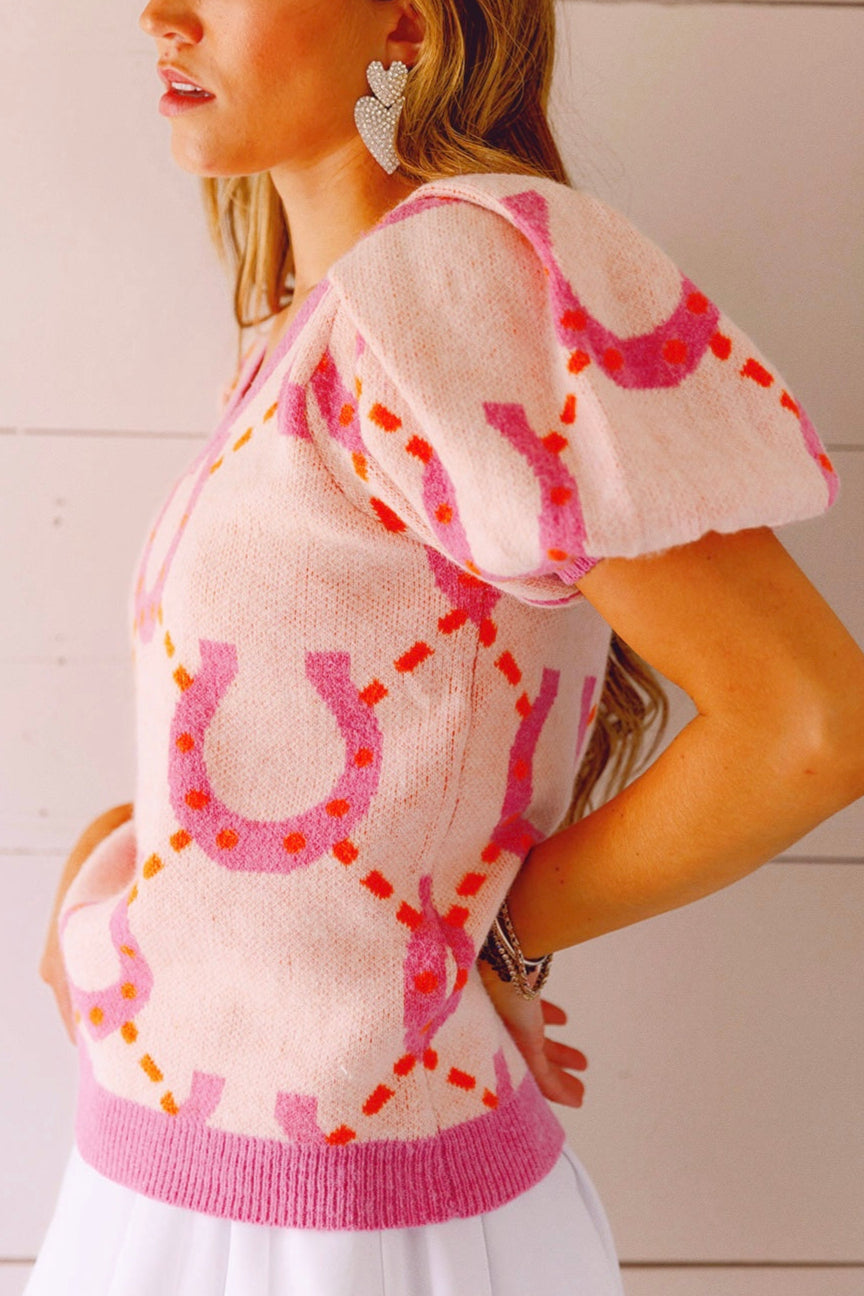SALE The Bonnie Horseshoe Sweater