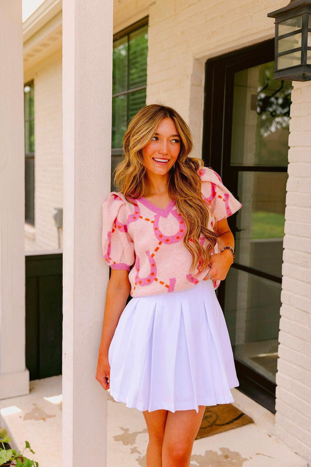 SALE The Bonnie Horseshoe Sweater