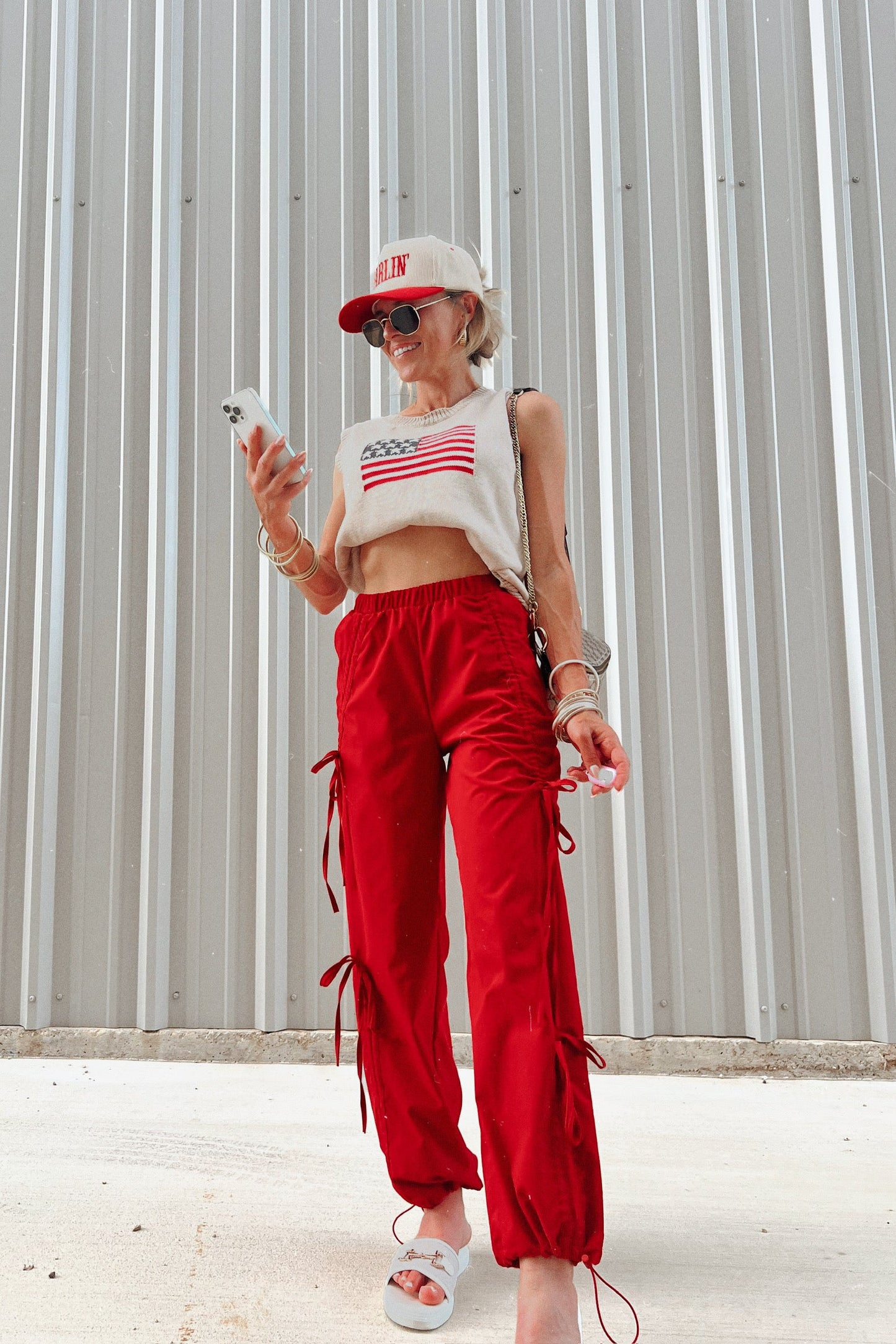 The Leighton Pant in Red