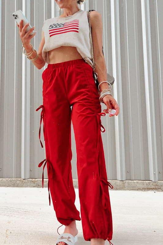 The Leighton Pant in Red