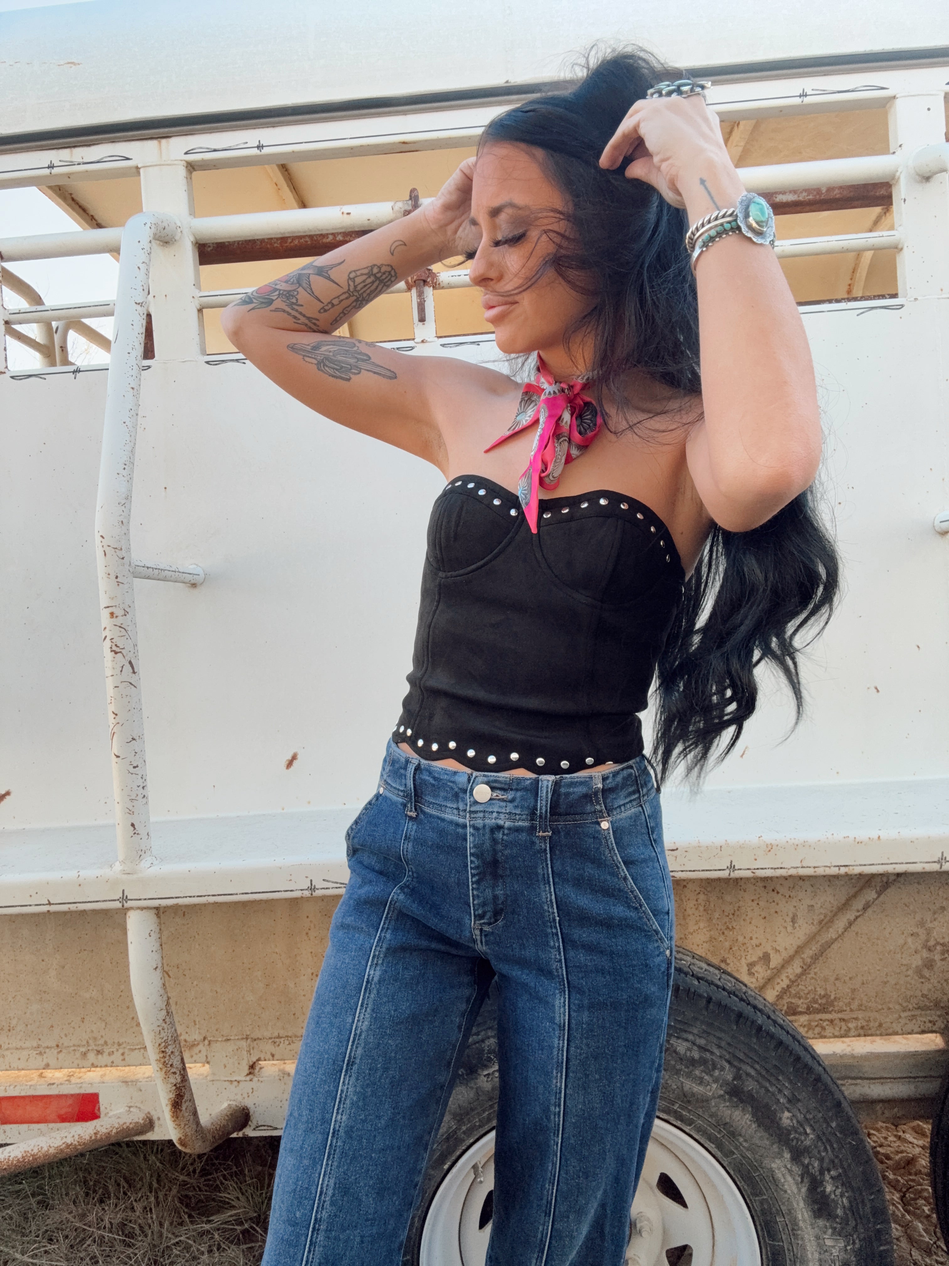 The Suede Top