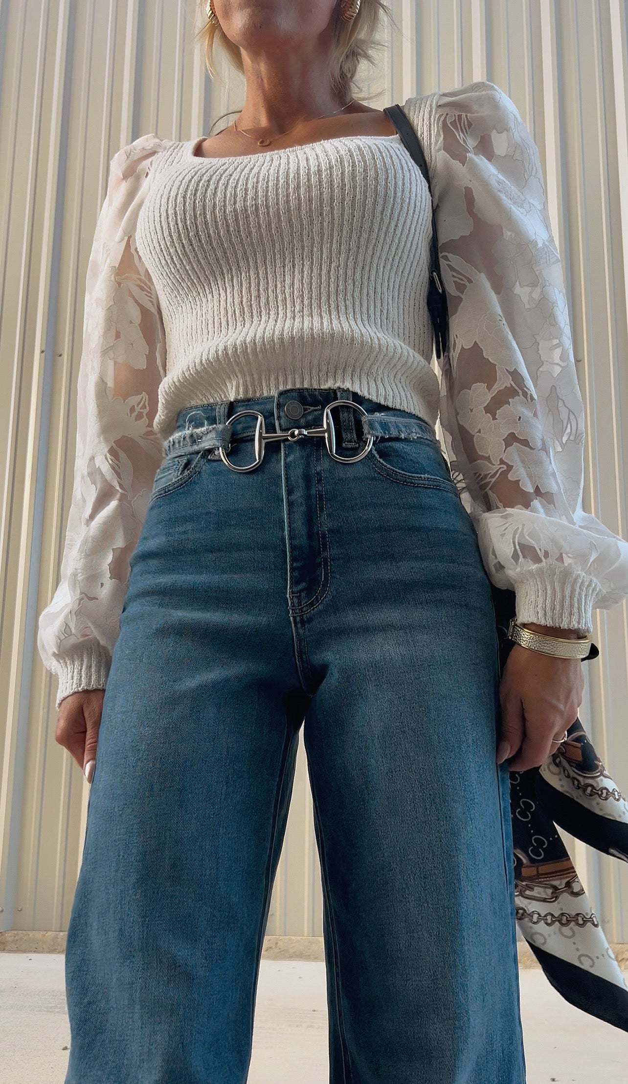 The Amalie Horsebit Belt