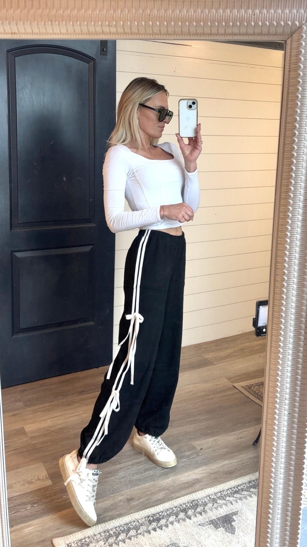 The Maggie Joggers in Black