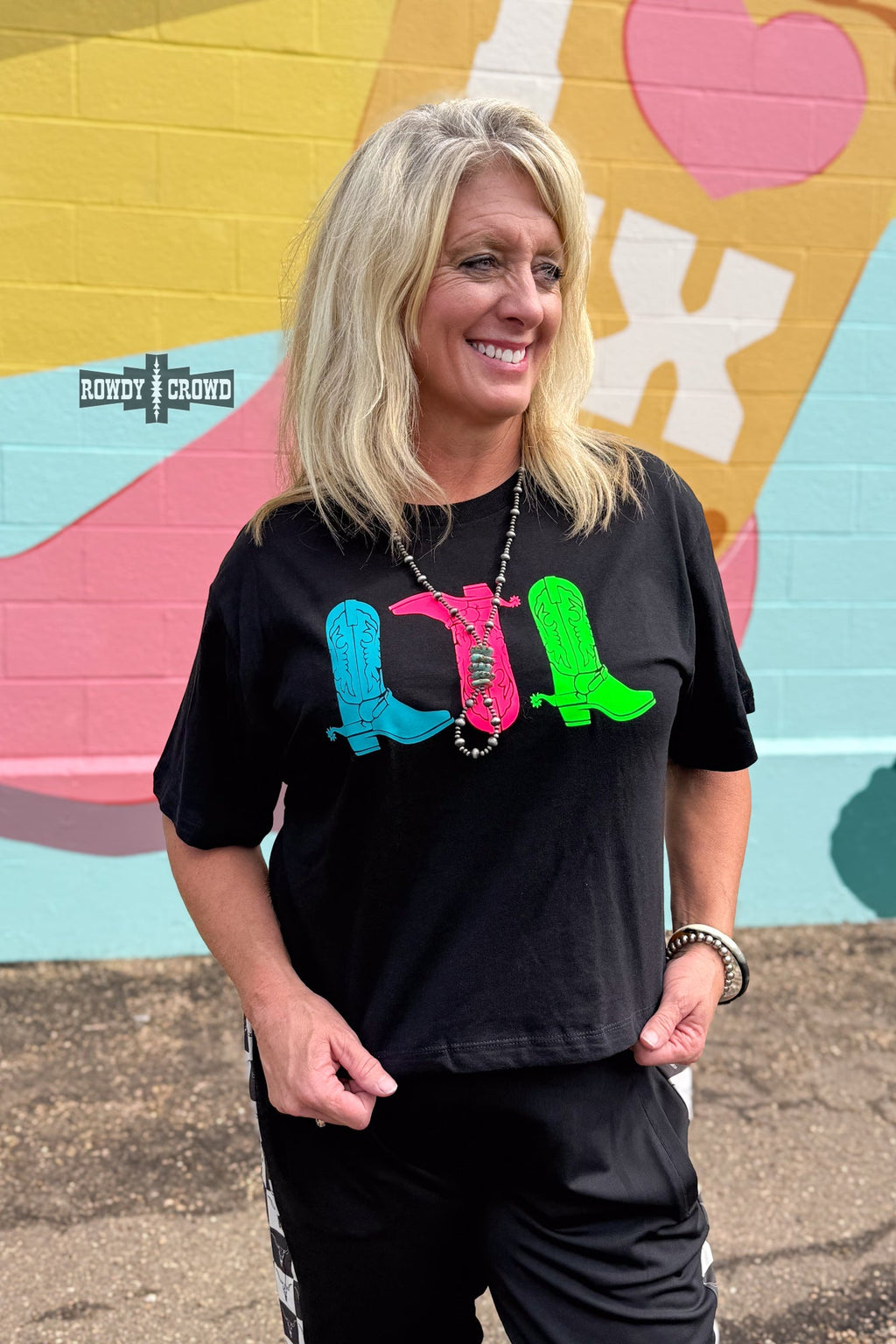 DS Neon Boots Tee